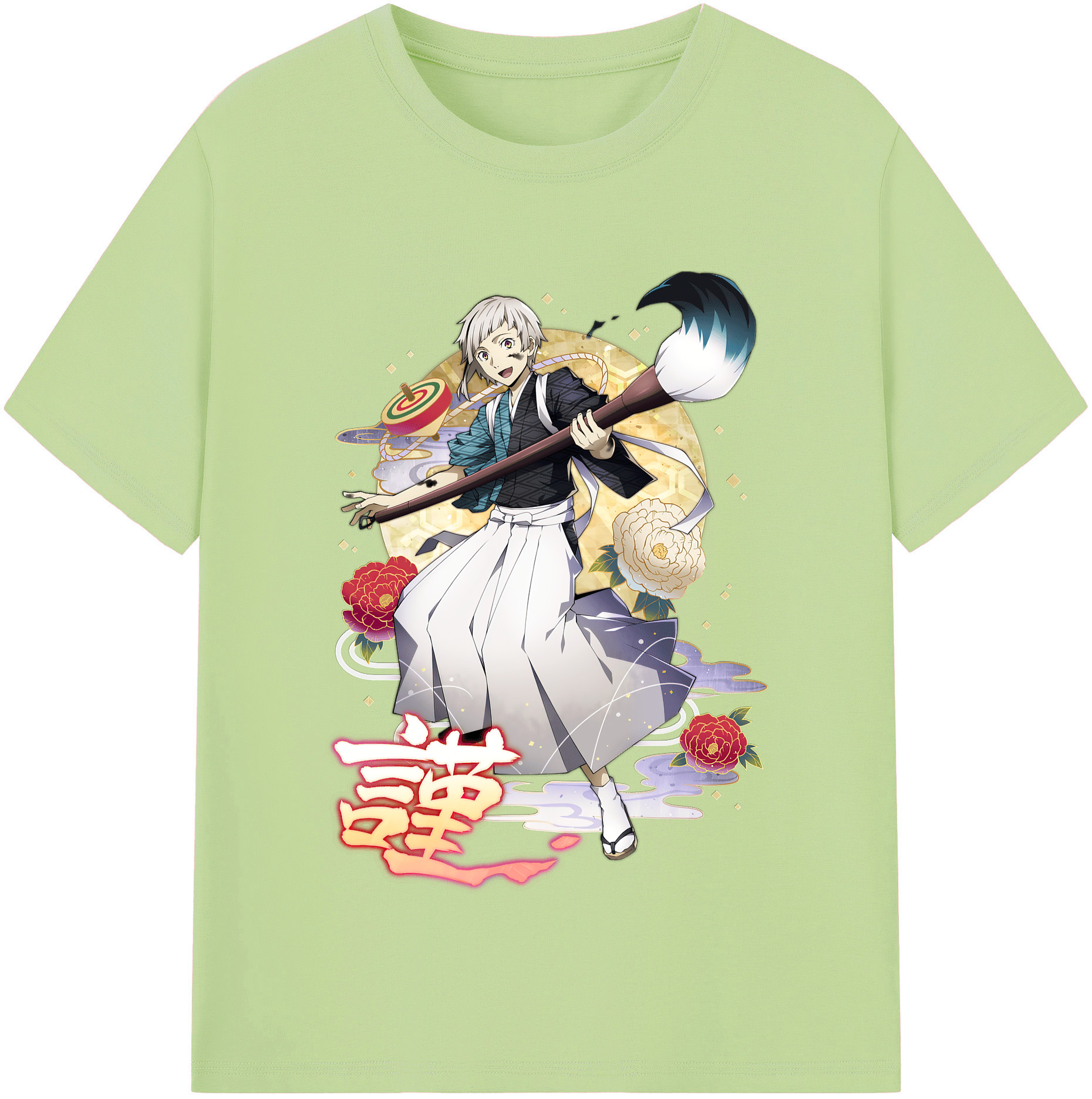（画像用） 文豪ストレイドッグス Bungo Stray Dogs 綿100％半袖Tシャツ（フロントプリント）
